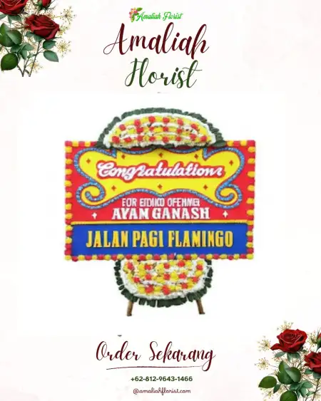 Sewa Papan Bunga Animha
